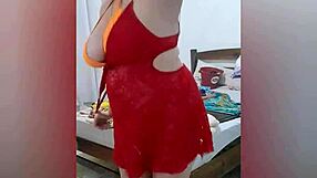 Blonde milf dana in sensual lingerie