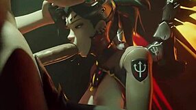 yo, have ya seen this wild Mercy PMV 2023 hentai clip?