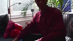 Mature Blonde MILF Gives Blowjob And Facial In Stockings