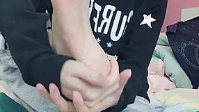 Slim Gay Teen Sucks Sexy Feet in Fetish