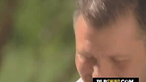 Hot Brunette Babe Sucking Big Cock In Front Of Her Man!