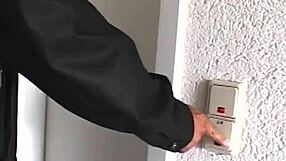 Mature Blonde MILF Gives Blowjob And Facial In Stockings