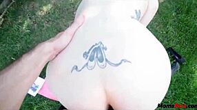 Redhead Stepmom Lauren Phillips In Outdoor Taboo Fuck