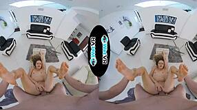 Bath Creeper Fills Step Sister in VR POV