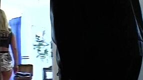 Mature Blonde MILF Gives Blowjob And Facial In Stockings