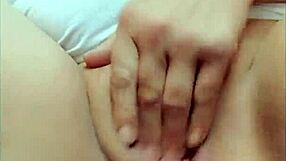 Amateur anal play with a massive 9-inch dildo