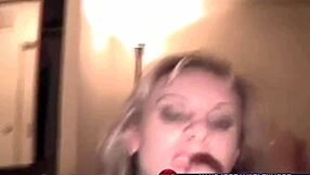 omg julie is so hot sucking and jerking that hard dick, pov style with ripped clothes... can't stop watching her striptease! 😍