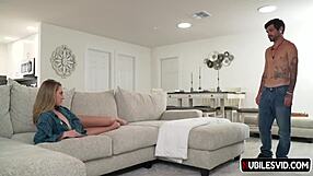 Kyler Quinn Wears Stepbrother's Clothes for Deepthroat Action