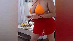 Blonde milf dana in sensual lingerie