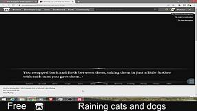 Raining cats and dogs in this intriguing furry erotic scene tonight.