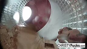 Yo, shower fun with Christy and Dahlia gets steamy