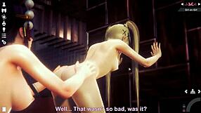 Honey Select 2 lesbian scene with Marie Rose and Nyotengu licking pussies. Big tits and asses featured.