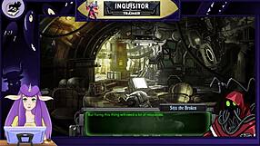 What naughty secrets does the inquisitor uncover in this warhammer 40k trainer part 18?