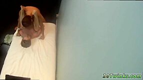 A gay teen boy creates homemade sex tube content featuring bareback action.