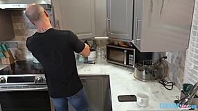 Teen Violet Gems Stuck and Drilled by Danny Steele's Big Cock