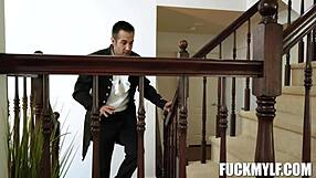 Reagan Foxx and Donnie Rock Fuck in Shadows