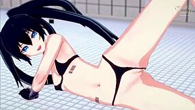 Innocent Stella Craves Orgasm In Black Rock Shooter