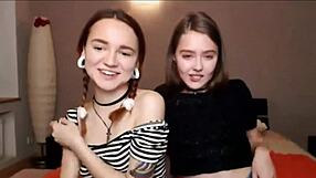 Teen Lesbians Best Friends Play With Toys And Dildos On Webcam