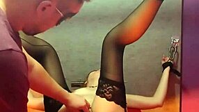 Angel Reaches Orgasm Bound To Machine In Homemade Bondage