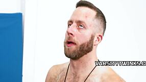 Intense Bareback Threesome with Wrestling Teacher and Twinks
