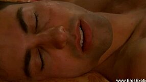 Indian Woman Mastering Erotic Blowjob Techniques During Sensual Interracial Massage Session with Lover.