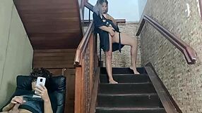 Spying on Hermanastro Masturbating Turns Me On, He Nails Me Hard as a Slut