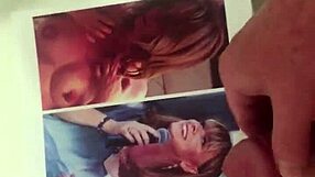 Tribute cum for Brad and Ginger in story