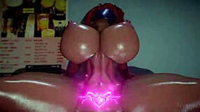 Feline The Blue Futanari Slams With Monster Cock