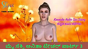 Kannada audio story of sex with Anita teacher part three