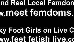 Dominant Lesbians in Fishnet Stockings Love Intense BDSM Fucking Every Wild Night