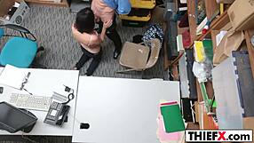 hey, this teen thief is dealing with a stiff case at work