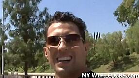 my heart races as my wife prepares to cuckold me with blowjob and femdom