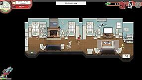 Curvy Teen Masturbates Publicly in Spooky Hentai Gym