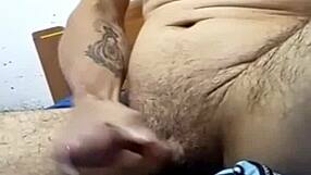 Deliciosa paja hetero vergon