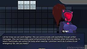 blue haired asian uses big ass to fuck and cum in hentai game