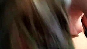 Blue Hair Girl Gives Long Blowjob