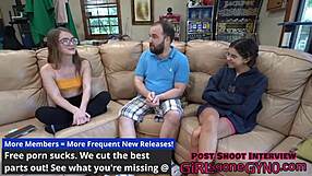 Mira Monroe's Body Tested for Orgasm Research by Doctor Tampa. Cameraman Records for GirlsGoneGynoCom!