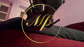 Goddess Commands Heel Licking Humiliation with Barefoot Fingering