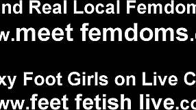 Dominant Lesbians in Fishnet Stockings Love Intense BDSM Fucking Every Wild Night