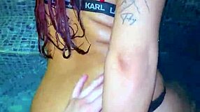 i had a quick moment with my stepsister in the family pool, feeling all the excitement