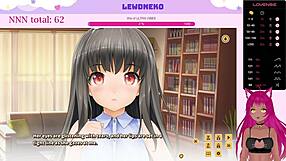 Vtuber Lewdneko Reveals Big Tits in Love Cubed Game