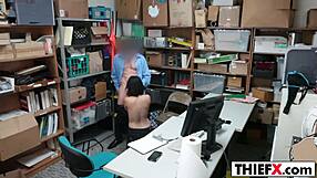 hey, this teen thief is dealing with a stiff case at work