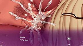 milf gets creampied in this hentai game?