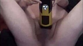 Two Machines Dominate Shy Amateur in Wild Homemade Bisexual Play