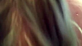 Blue Hair Girl Gives Long Blowjob