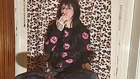 Smoking Goth Girl Behind The Scenes Part 2 HD