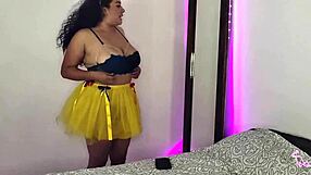 Mother-In-Law Rides Cowgirl at Homemade Halloween Party