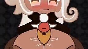 latte cookie titfuck with big tits