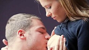 young couple loses control in passionate fucking, driven by mad desire