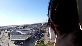 Fit Naked In Hotel Window Near Airport?